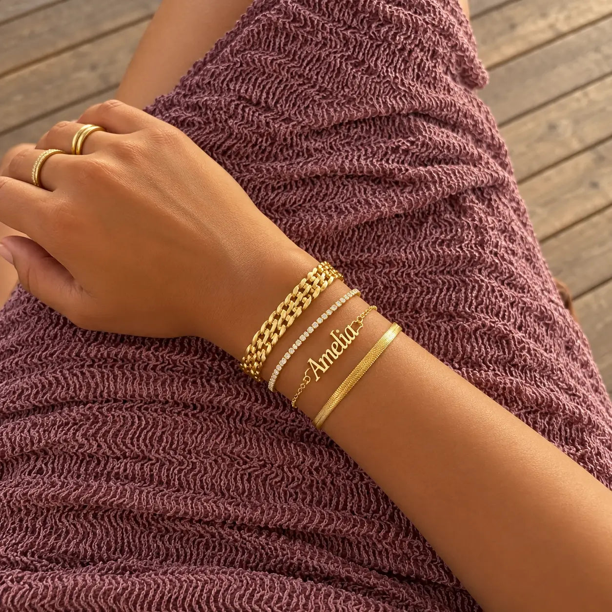 Bracelet Prénom Français Personnalisé